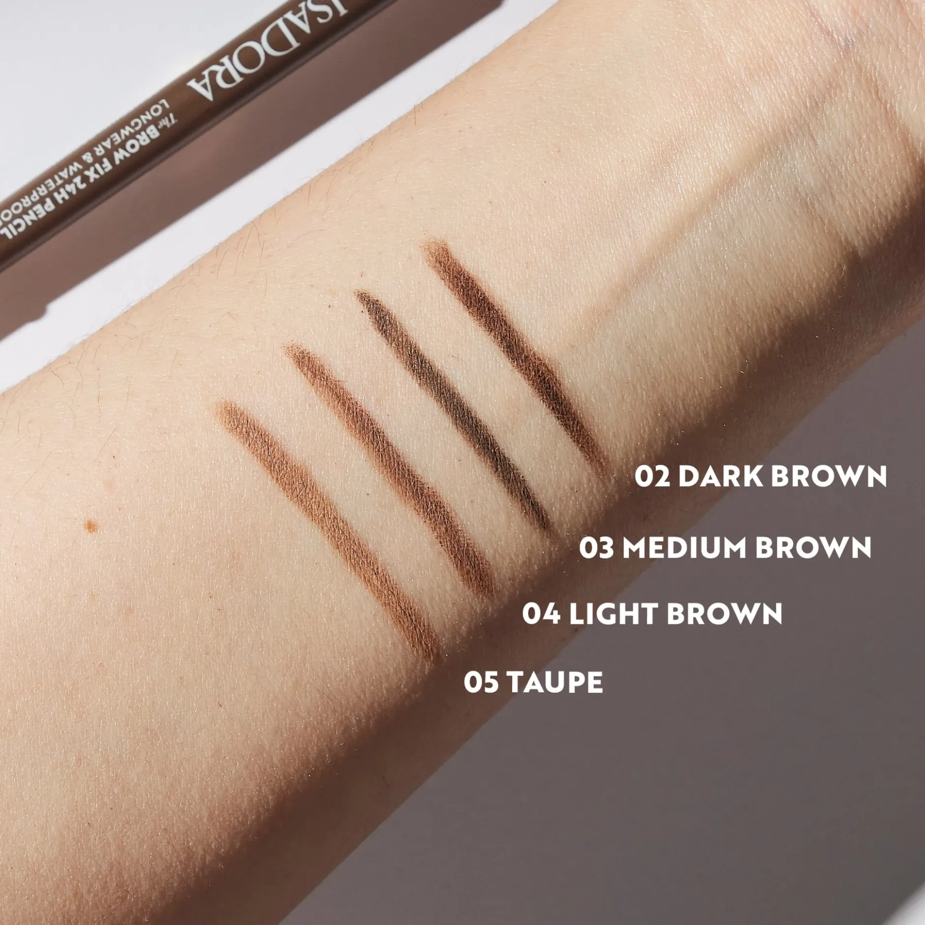 Isadora The Brow Fix 24h Pencil Longwear & Waterproof 03 Medium Brown
