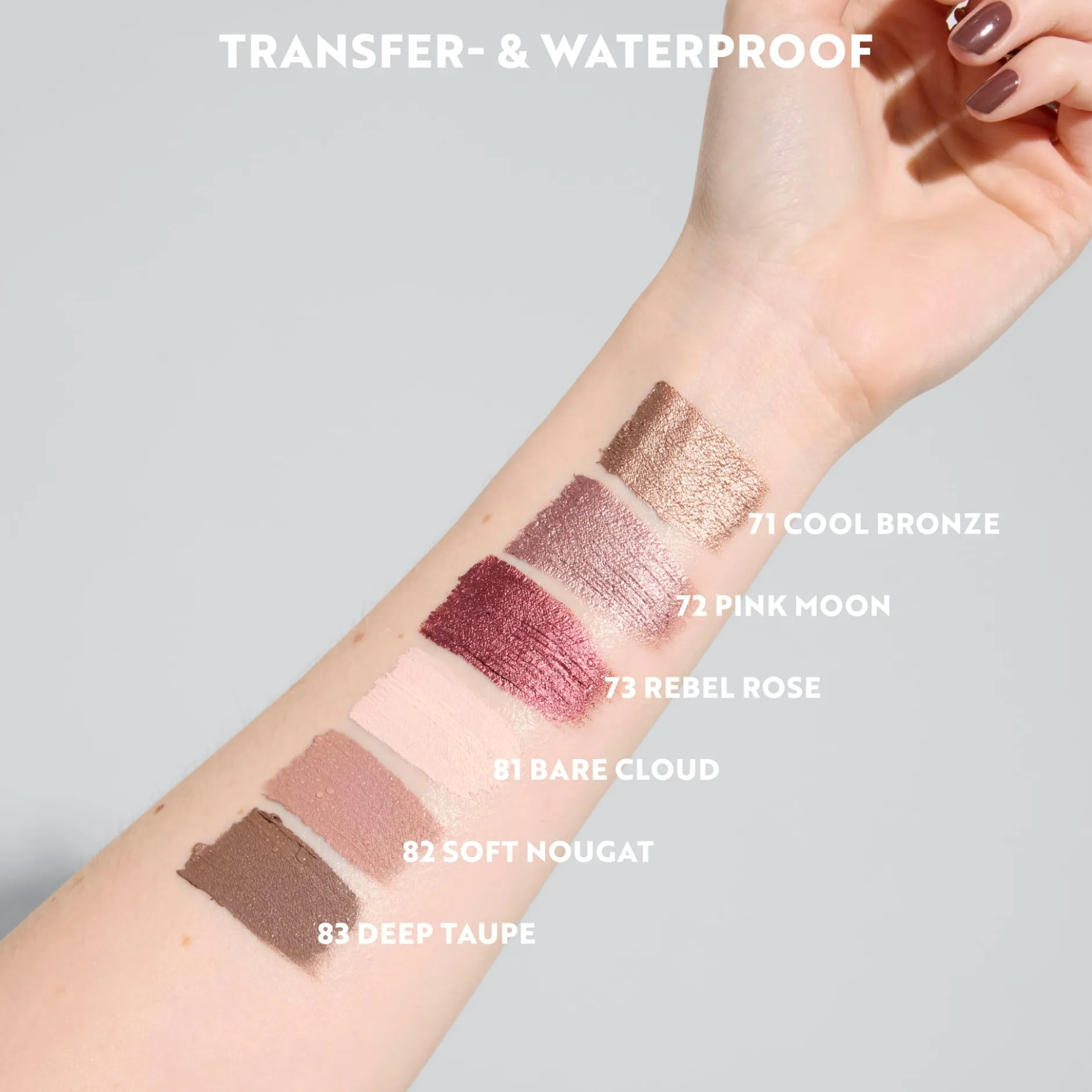 Isadora The 24H Gleam Liquid Eyeshadow 73 Rebel Rose