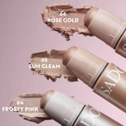 Isadora The Highlight Stick Cream-to-Silky Powder 64 Frosty Pink