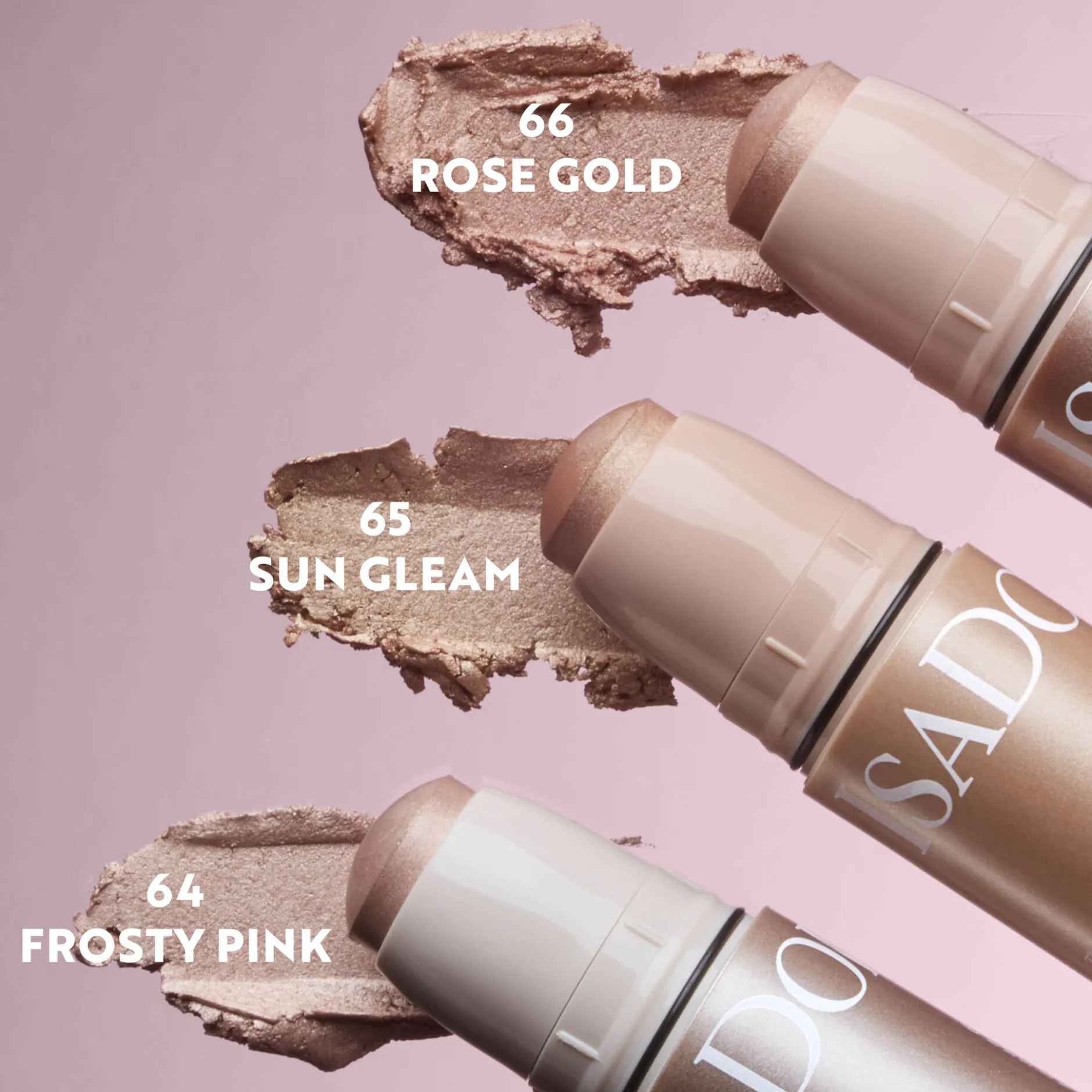 Isadora The Highlight Stick Cream-to-Silky Powder 64 Frosty Pink
