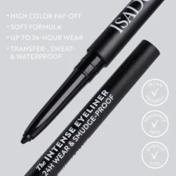 Isadora The Intense Eyeliner 24H Wear & Smudge-proof 63 Steel Gray