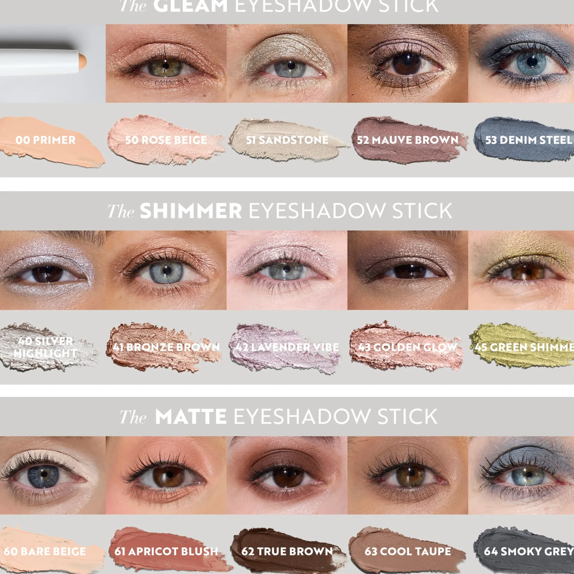 Isadora The Matte Eyeshadow Stick Longwear & Water-Resistant 62 True Brown