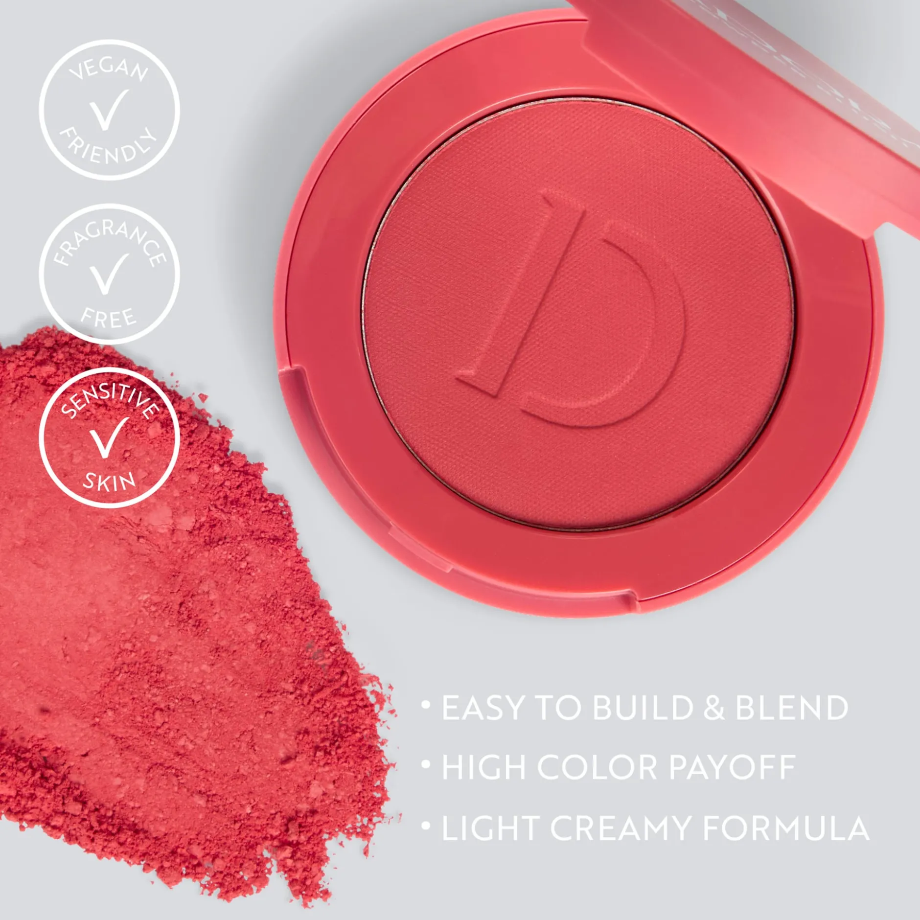 IsaDora The Powder Blush 09 Coral Pink