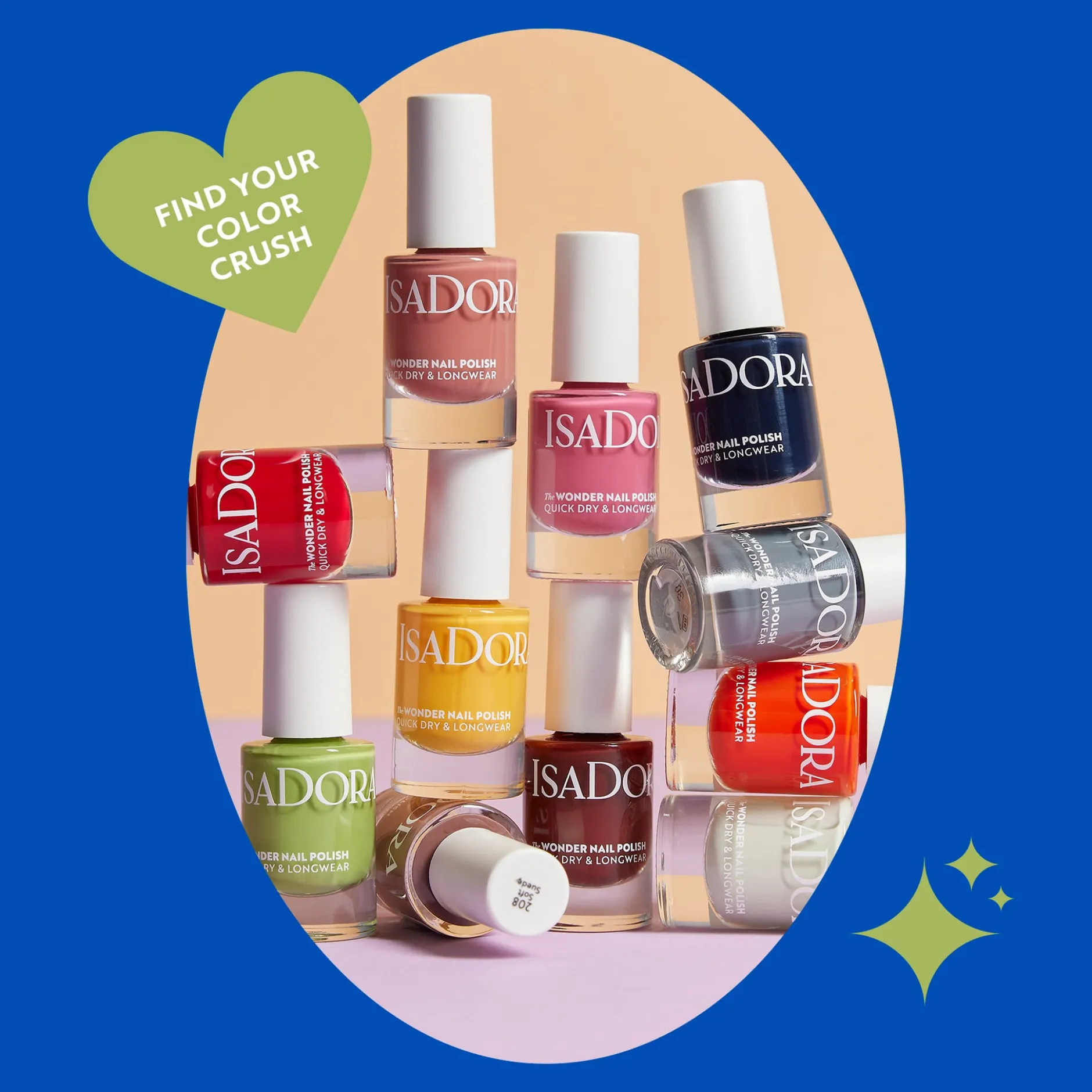 Isadora The Wonder Nail Polish Quick dry & Longwear 199 Glacé