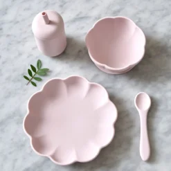 Jack o Juno Little Poppy Dining Set Light Pink