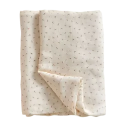 Jack o Juno Poppy in Bloom Muslin Blanket 1 st