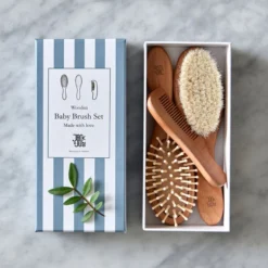 Jack o Juno Wooden Hairbrush Set