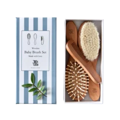 Jack o Juno Wooden Hairbrush Set