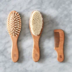 Jack o Juno Wooden Hairbrush Set