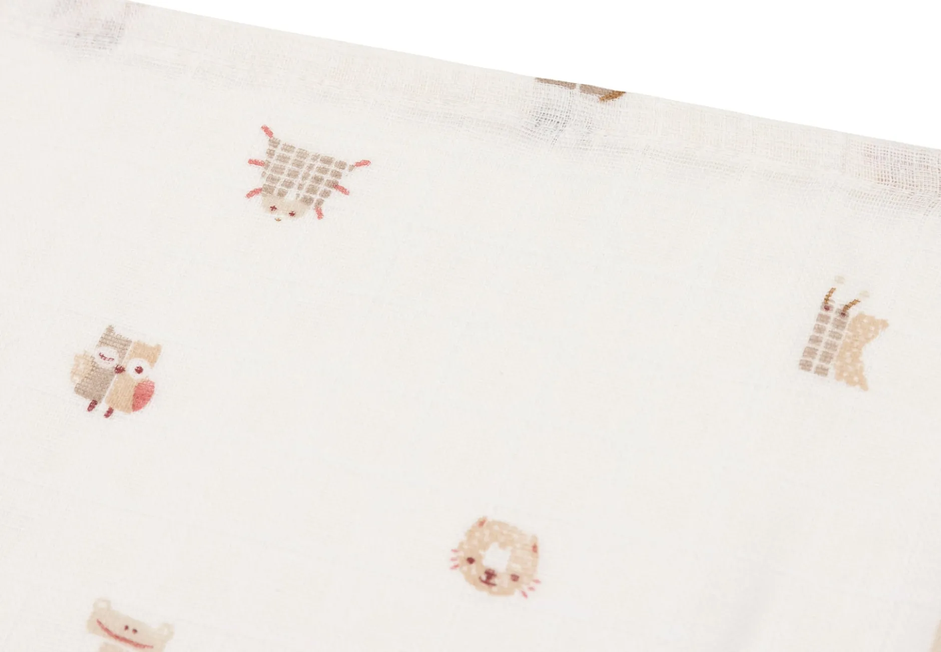 Jollein Muslinfilt 70x70 cm Animal Friends 3 st