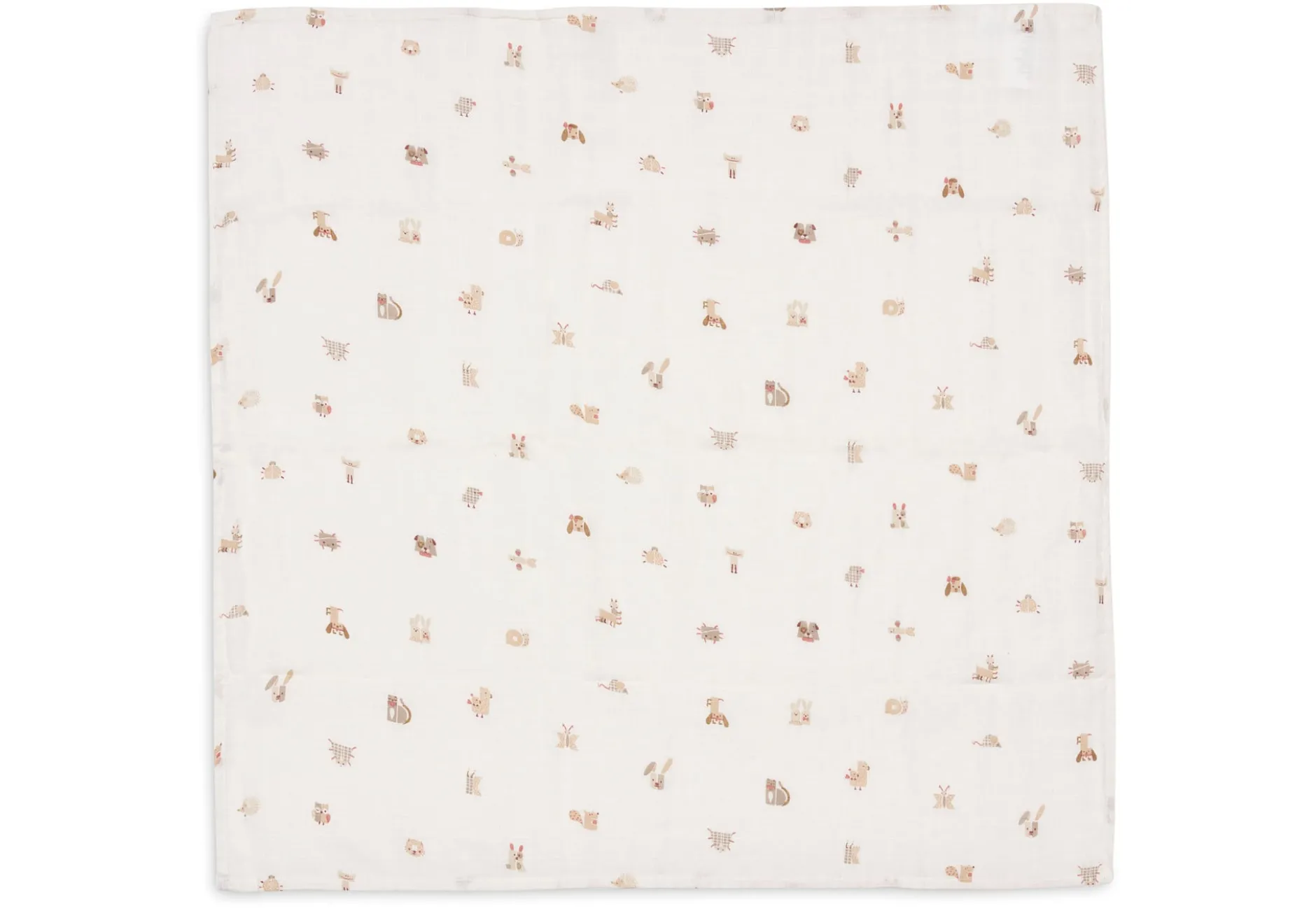 Jollein Muslinfilt 70x70 cm Animal Friends 3 st