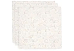 Jollein Muslinfilt 70x70 cm Elephant Tales 3 st
