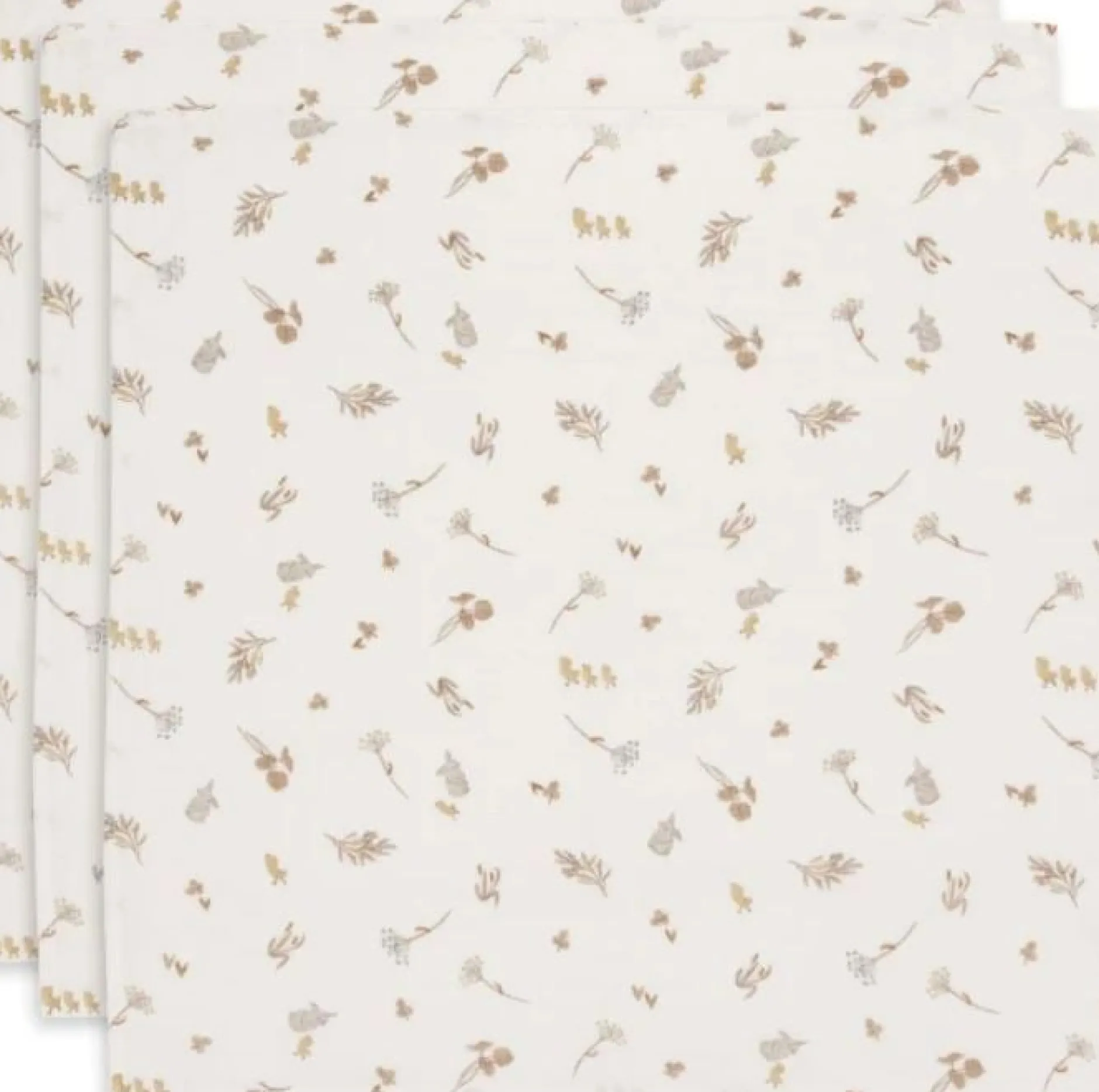 Jollein Muslinfilt 70x70cm Riverside 3-pack