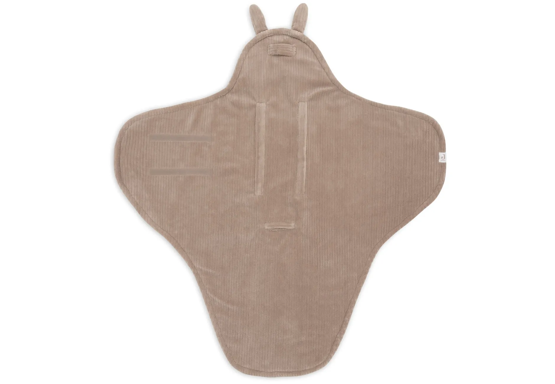 Jollein Omlottåkpåse Bunny Cloudy Rib Milky Coffee