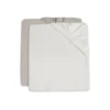 Jollein Skötbäddsöverdrag 50x70cm Ivory/Nougat2-pack