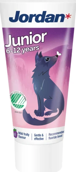 Jordan Junior tandkräm 6-12 år 50 ml - Blandade färger