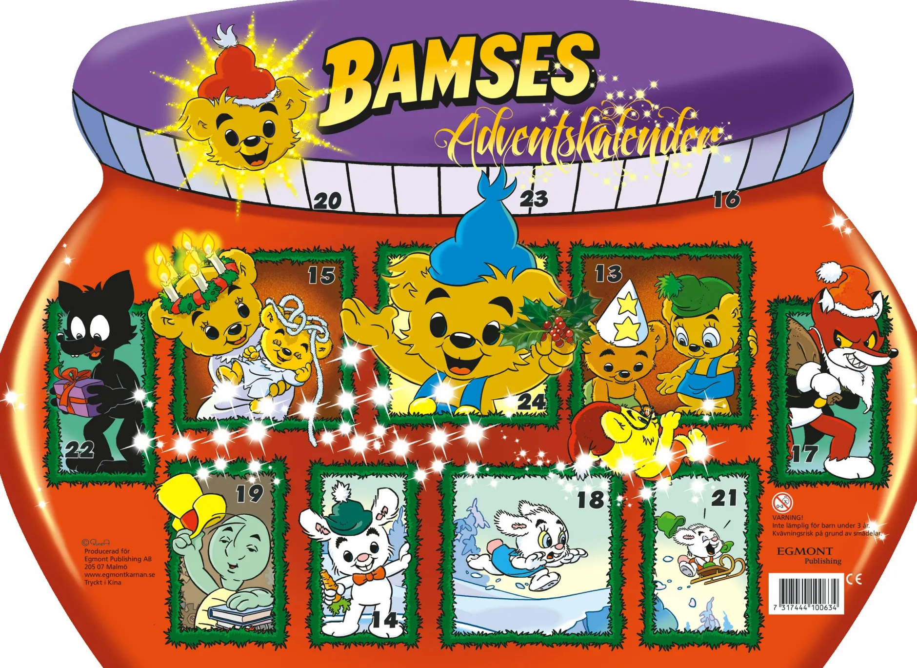 Julkalender Bamse
