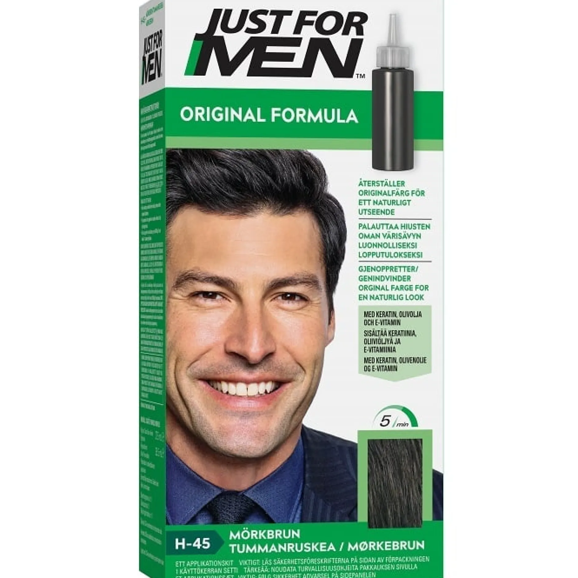 Just For Men Hårfärg Mörkbrun