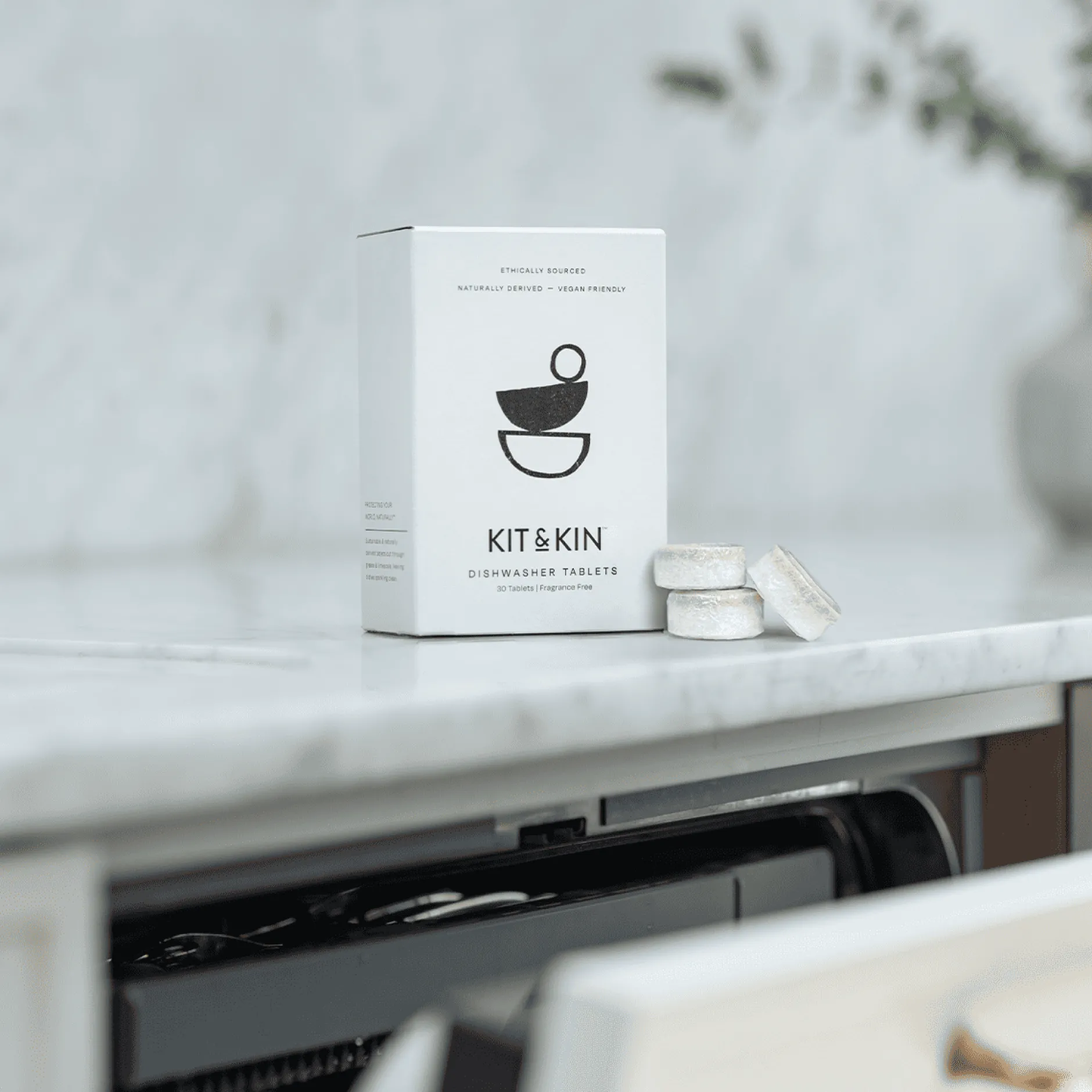 Kit & Kin Diskmaskintabletter Parfymfria 30 st