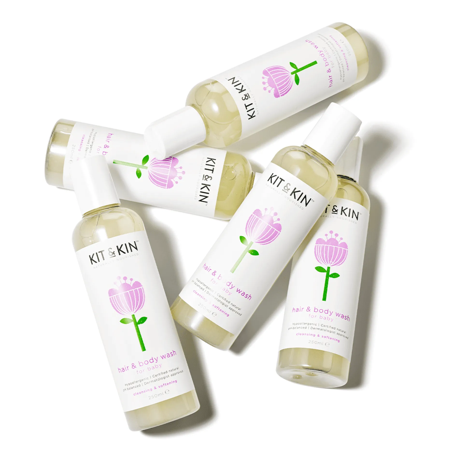 Kit & Kin Shampoo & Body Wash 250 ml