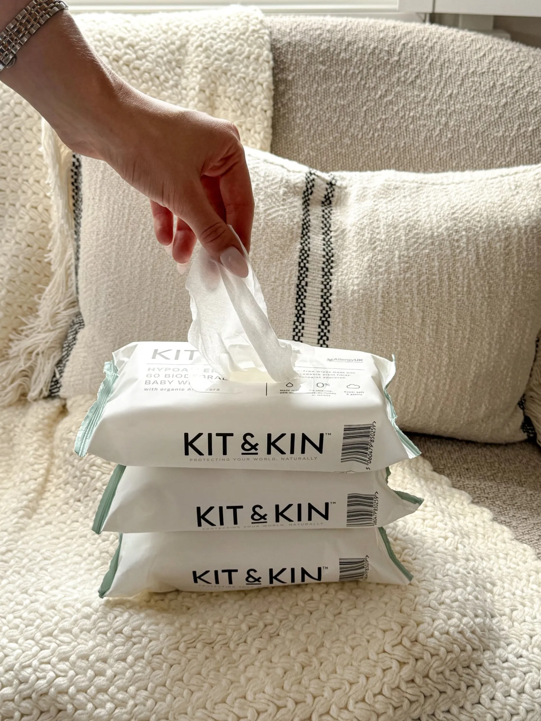 Kit & Kin Våtservetter 60 st