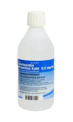 Klorhexidin Fresenius Kabi, kutan lösning 0,5 mg/ml, 250 ml