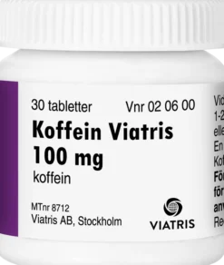 Koffein Meda tabletter 100mg 30 tabletter
