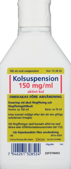 Kolsuspension 150 mg/ml Oral Suspension 100 ml