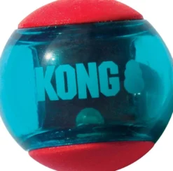 KONG Squeezz Actionball Red M 3 st 6 cm