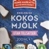 Kung Markatta Kokosmjölk KRAV Fairtrade 200 ml