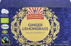 Kung Markatta Roobios Ingefära & Citrongräs 20 st