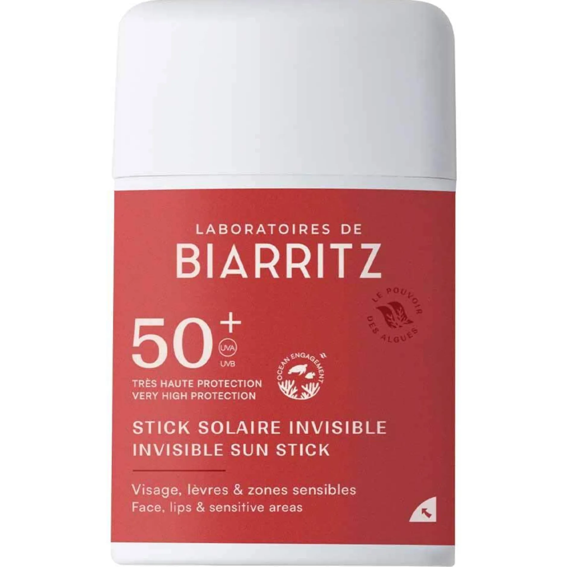 Laboratoires de Biarritz Suncare Invisible Sun Stick SPF50+ 10 g