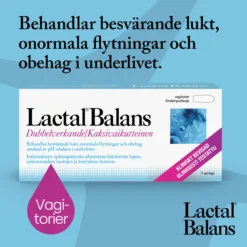 Lactal Balans Vagitorier intimvård 7 st