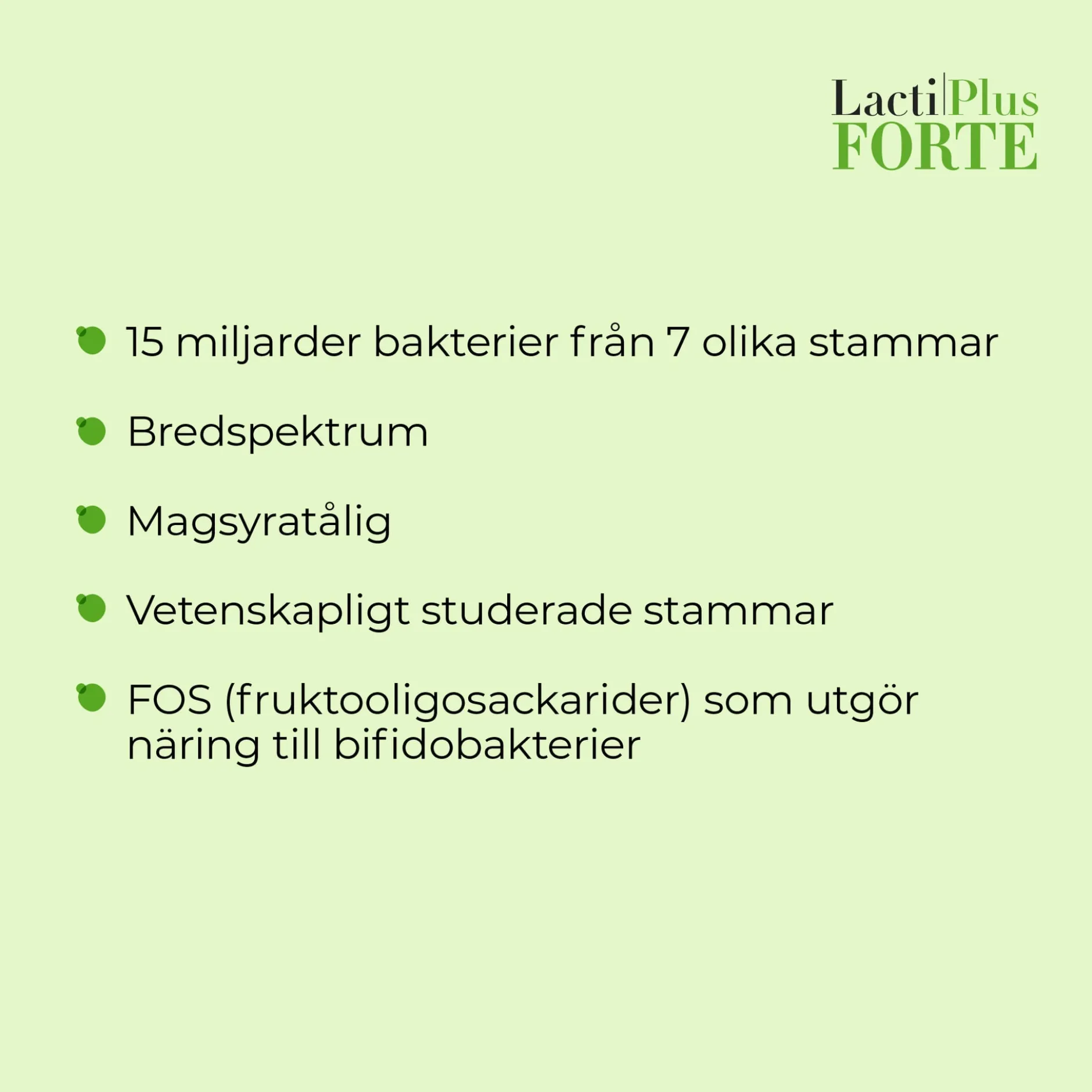 LactiPlus Forte 30 kapslar