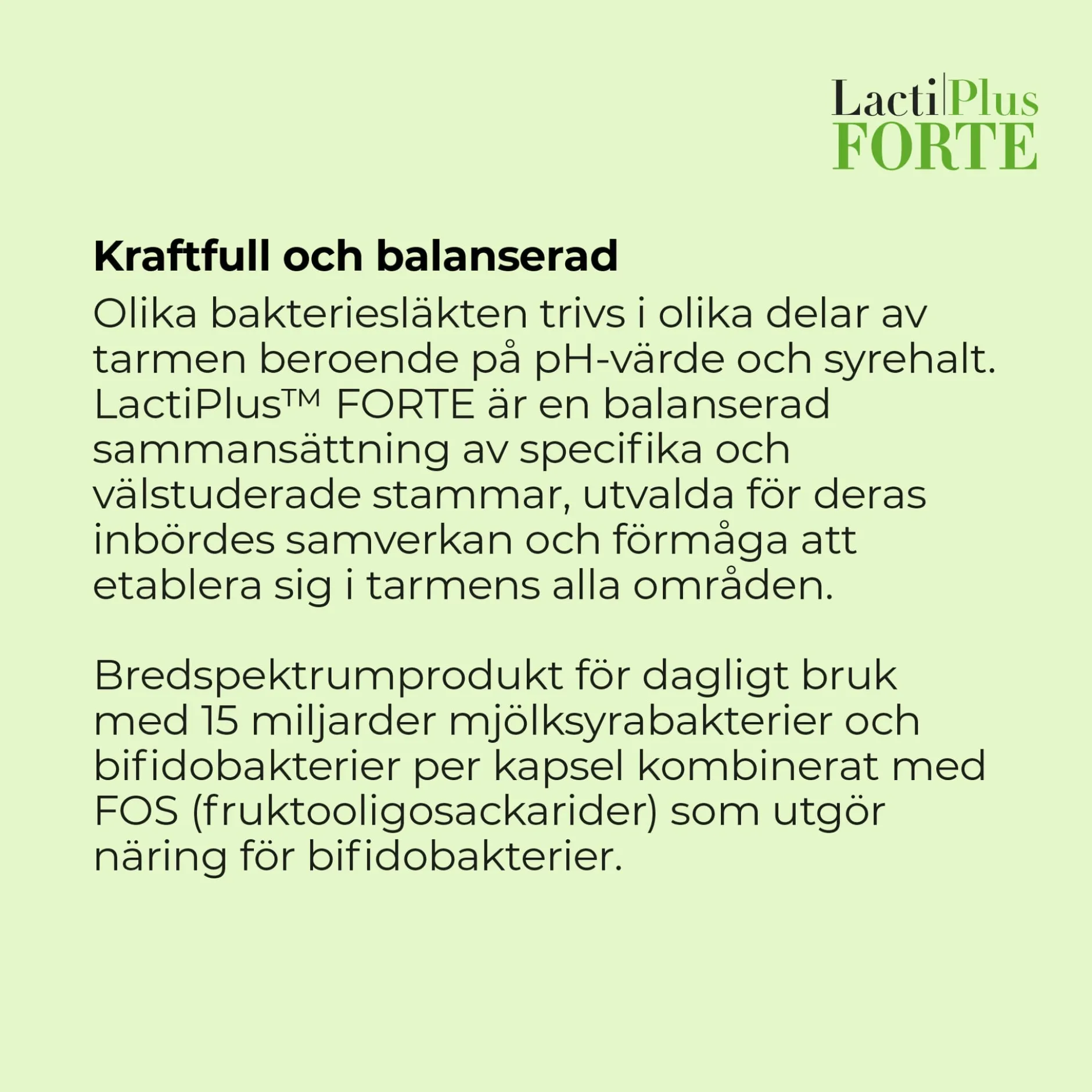 LactiPlus Forte 30 kapslar
