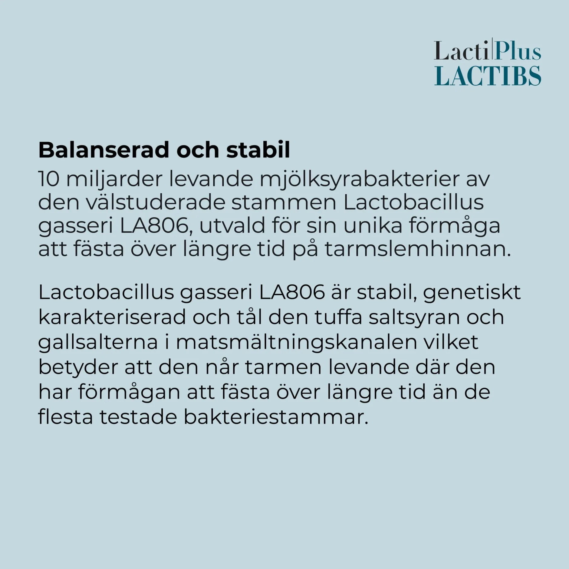 LactiPlus Lactibs 56 kapslar