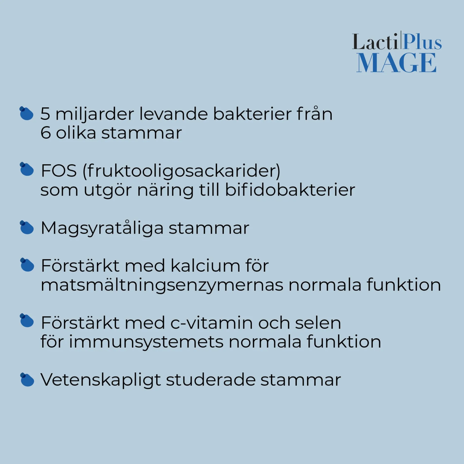 LactiPlus Mage 60 kapslar