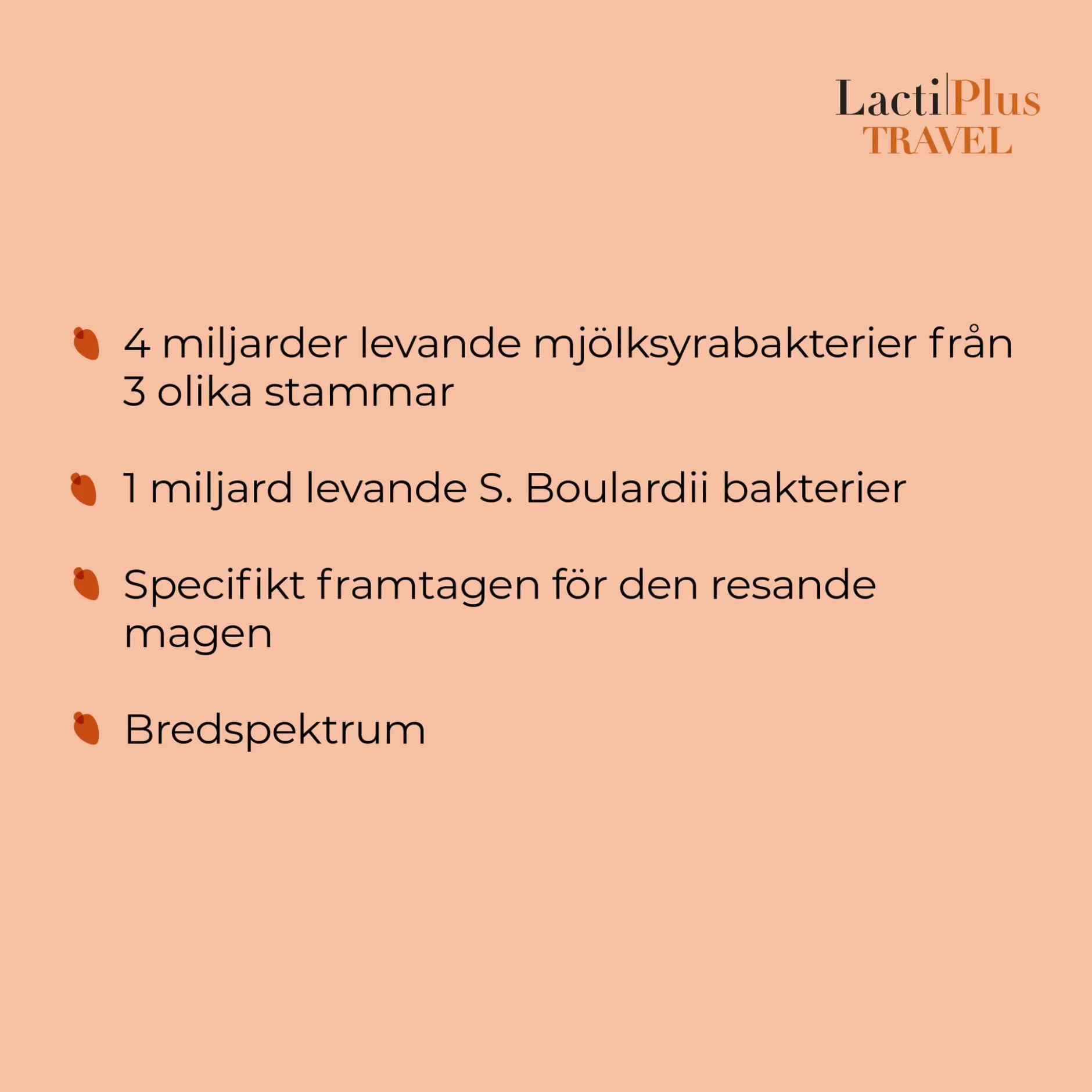 LactiPlus Travel 30 kapslar