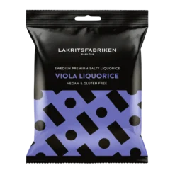 Lakritsfabriken Premium White Salty Viola Liquorice 100 g