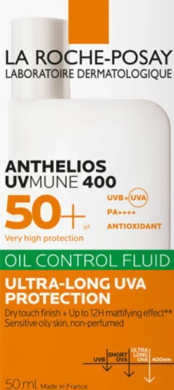La Roche-Posay Anthelios Uvmune 400 Oil Control Fluide SPF50+ 50 ml