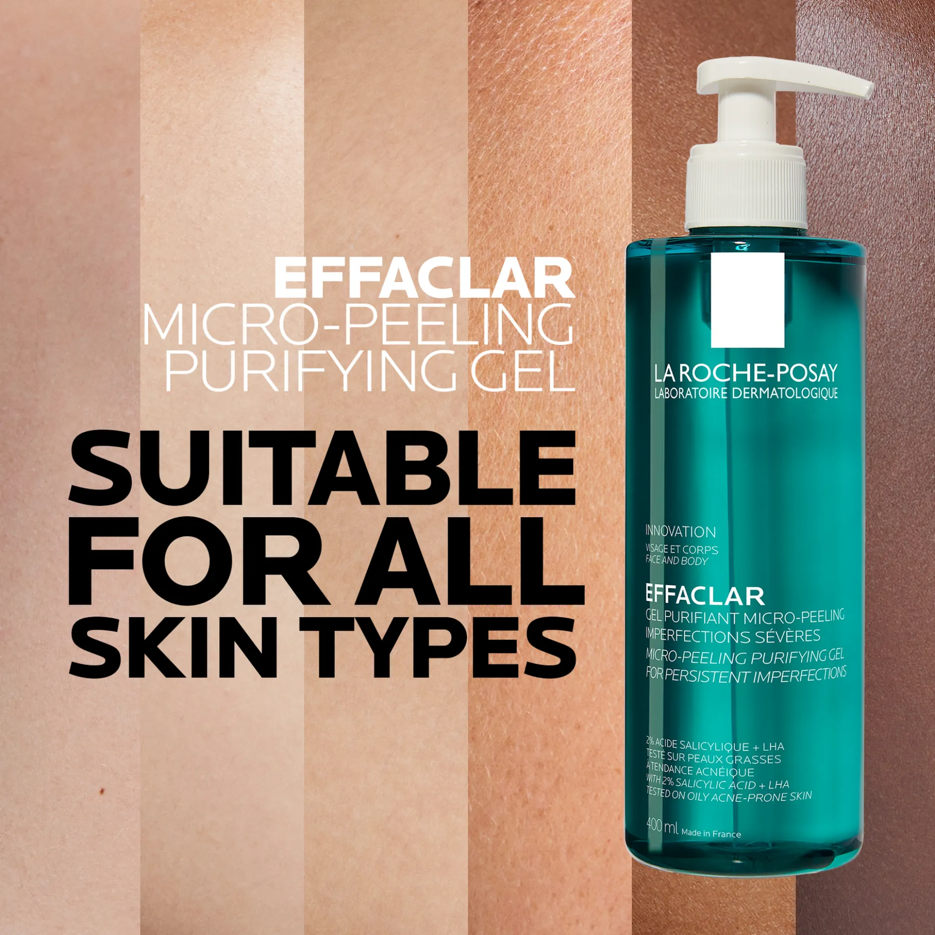 La Roche-Posay Effaclar Micro-Peeling Purifying Gel 400 ml