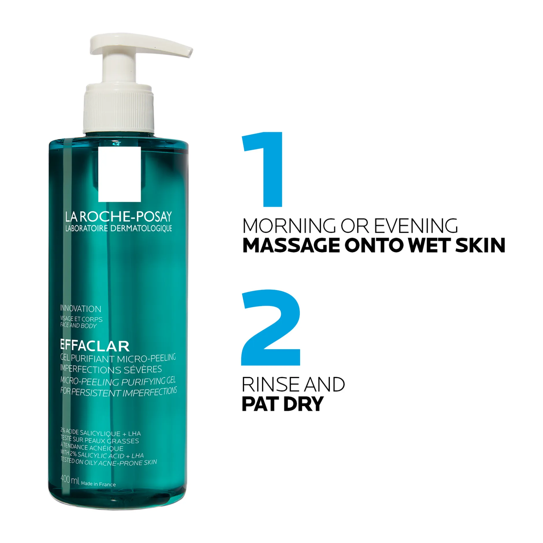 La Roche-Posay Effaclar Micro-Peeling Purifying Gel 400 ml