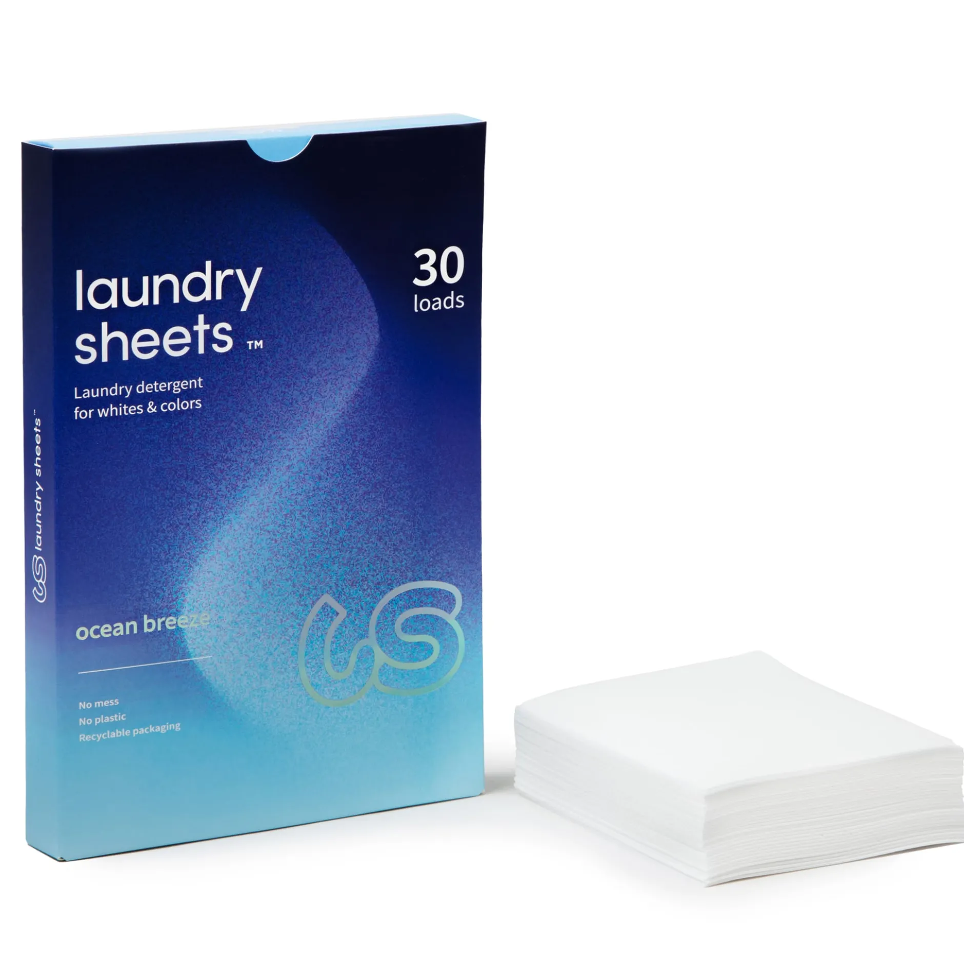 LAUNDRY SHEETS Tvättmedel Ocean Breeze 30 st