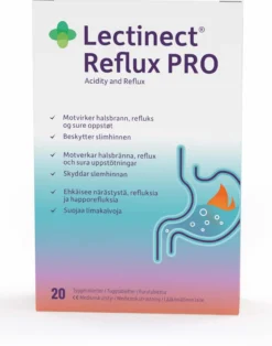 Lectinect Reflux PRO 20 tabletter