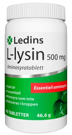 Ledins L-Lysin 500 mg 60 tabletter