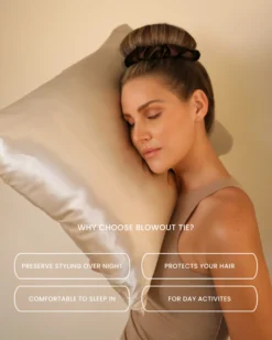 Lenoites BlowoutTie® in Mulberry Silk Mocha Espresso Original