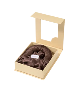 Lenoites BlowoutTie® in Mulberry Silk Mocha Espresso Original