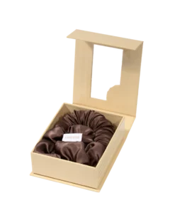Lenoites BlowoutTie® in Mulberry Silk Mocha Espresso Mini
