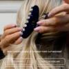 LENOITES Eco-Friendly Claw Clip Medium Midnight Blue