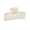 LENOITES Premium Eco-Friendly Hair Claw Pearly White 1 st